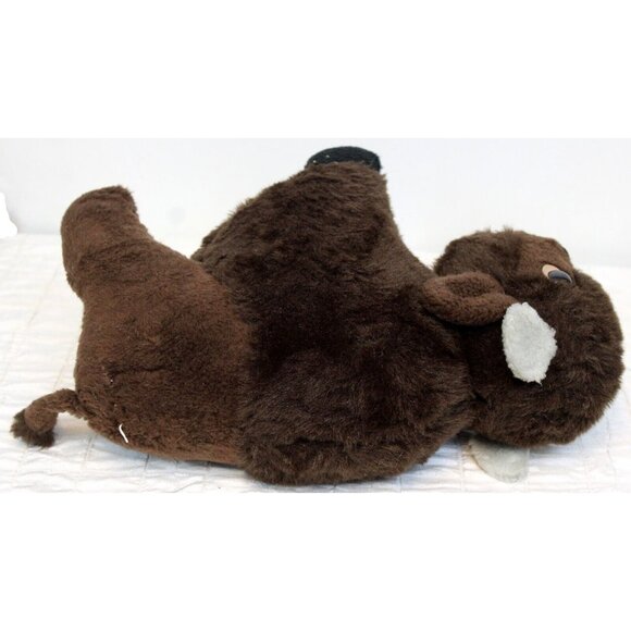VTG Animal Fair Kleinhans Buffalo 12'' Plush Brown Standing Large Bison Stuffed - Picture 7 of 11